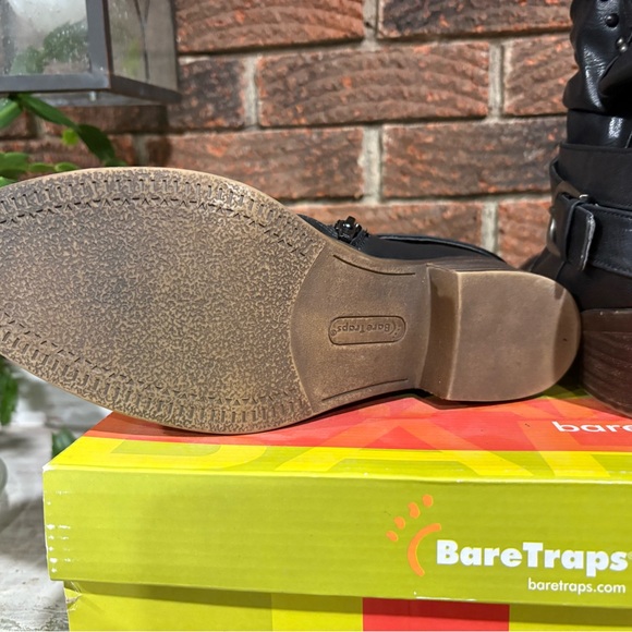 BareTraps Women's Studded Black Ankle Booties - Picture 4 of 6